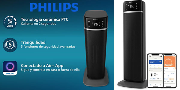 Chollo Calefactor Philips CX5120/11 de bajo consumo por sólo 69,99€ y envío gratis (-39%)