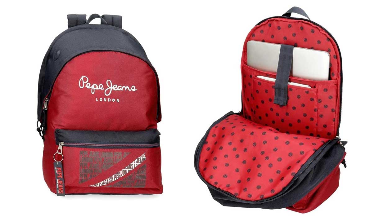 Chollo Mochila escolar Pepe Jeans Clark por sólo 24€ (-60%)