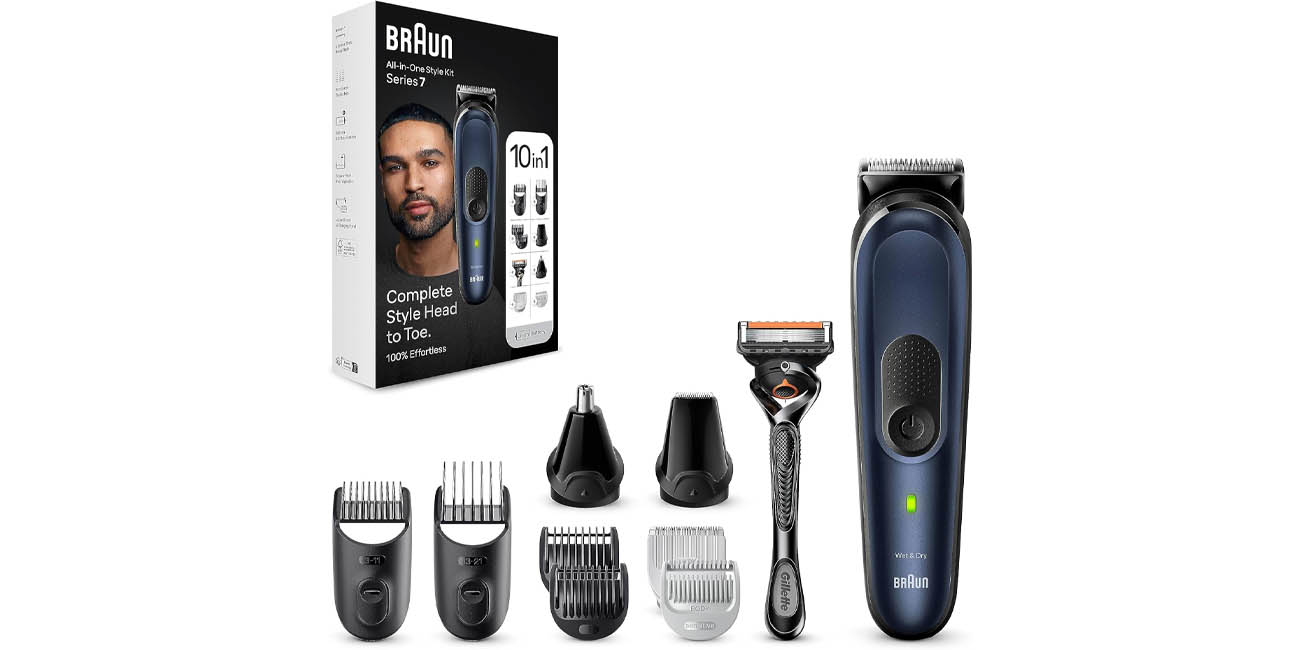 Chollo Recortadora de barba Braun Series 7 MGK7410 por sólo 49,99€ con envío gratis (-41%)