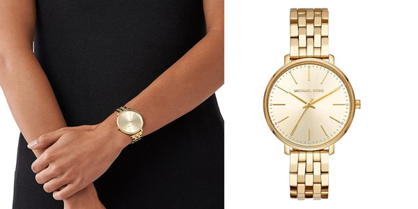 Chollazo Reloj analógico Michael Kors Pyper para mujer por sólo 91,64€ con envío gratis (54% de descuento)