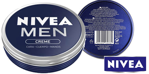 Chollo Pack x2 Cremas Nivea Men para cara, cuerpo y manos por sólo 5,39€ con -50% en 2ª unidad ¡2,69€ cada una!