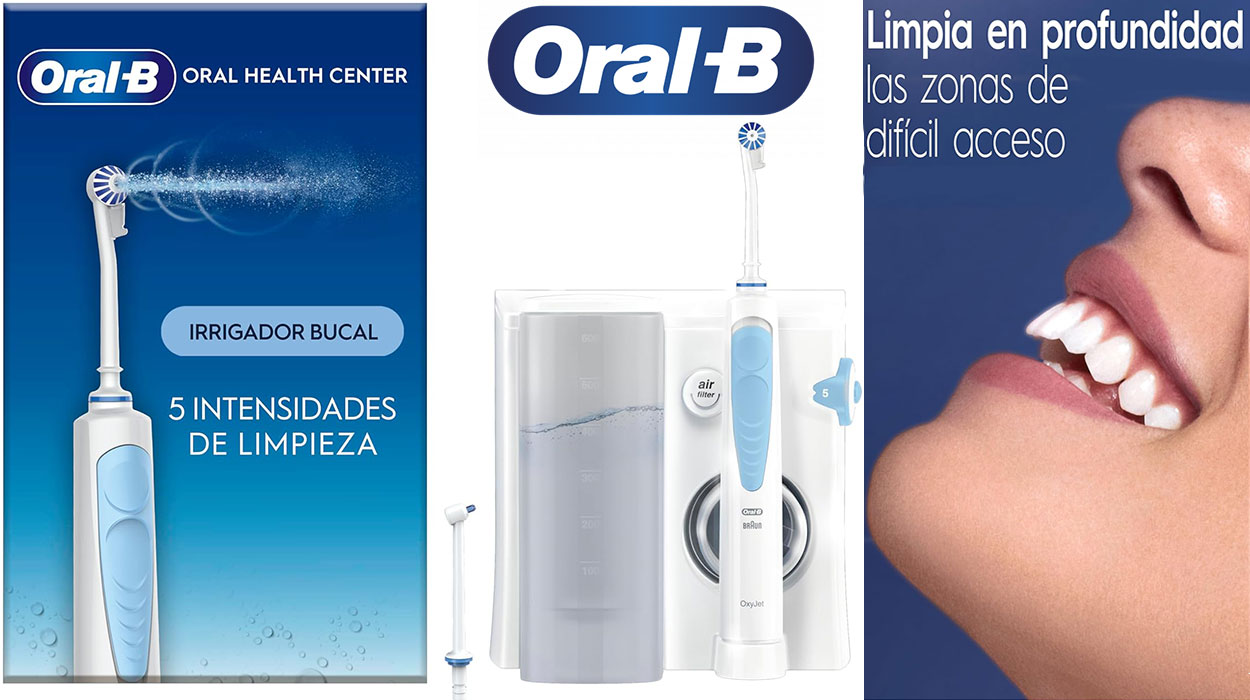 Chollo Irrigador bucal Oral-B con 2 cabezales por sólo 59,95€ con envío gratis (-33%)