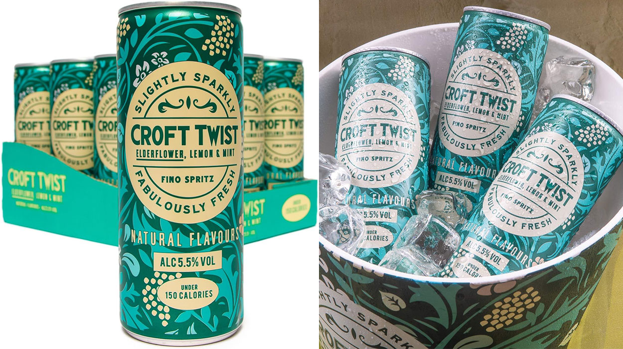 Chollo Pack de 12 latas de Fino Spritz Croft Twist de 250 ml por sólo 19,99€ (-22%) ¡1,66€ cada una!