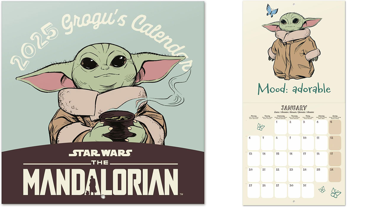 Que la Fuerza te acompañe todo el año con este calendario de Baby Yoda de Star Wars baratísimo para organizar tu galaxia