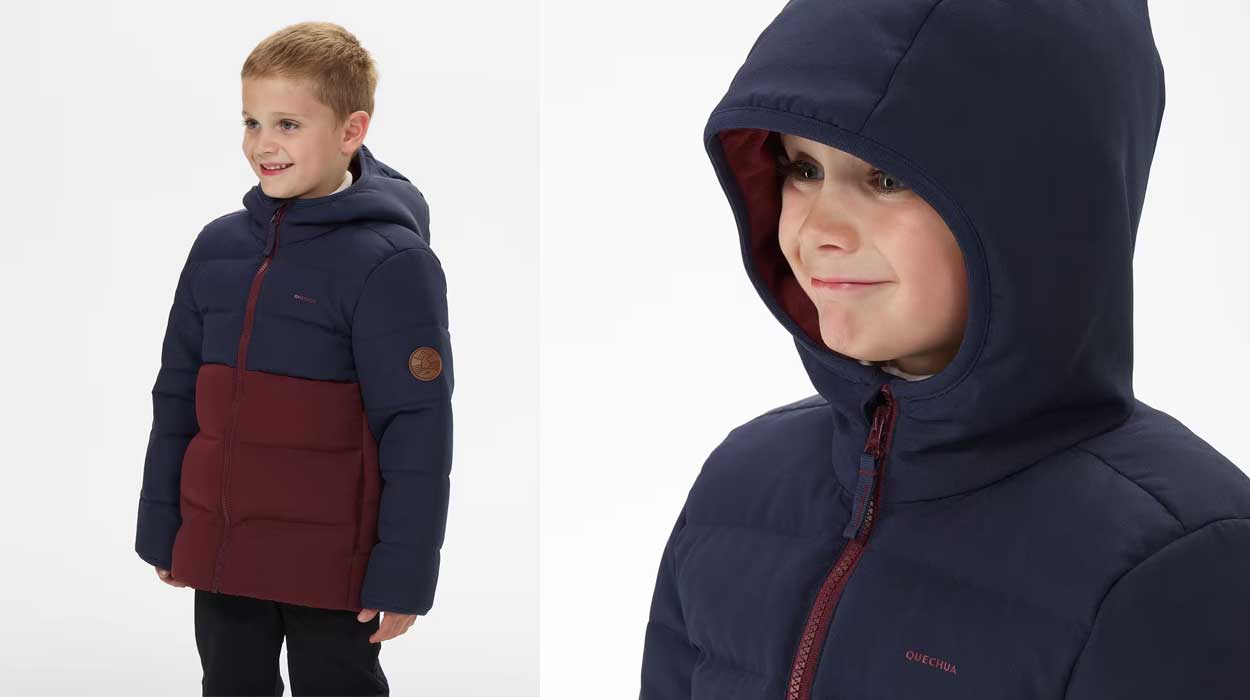 Decathlon casi REGALA esta chaqueta de montaña acolchada Quechua para niños ¡Es un chollazo!