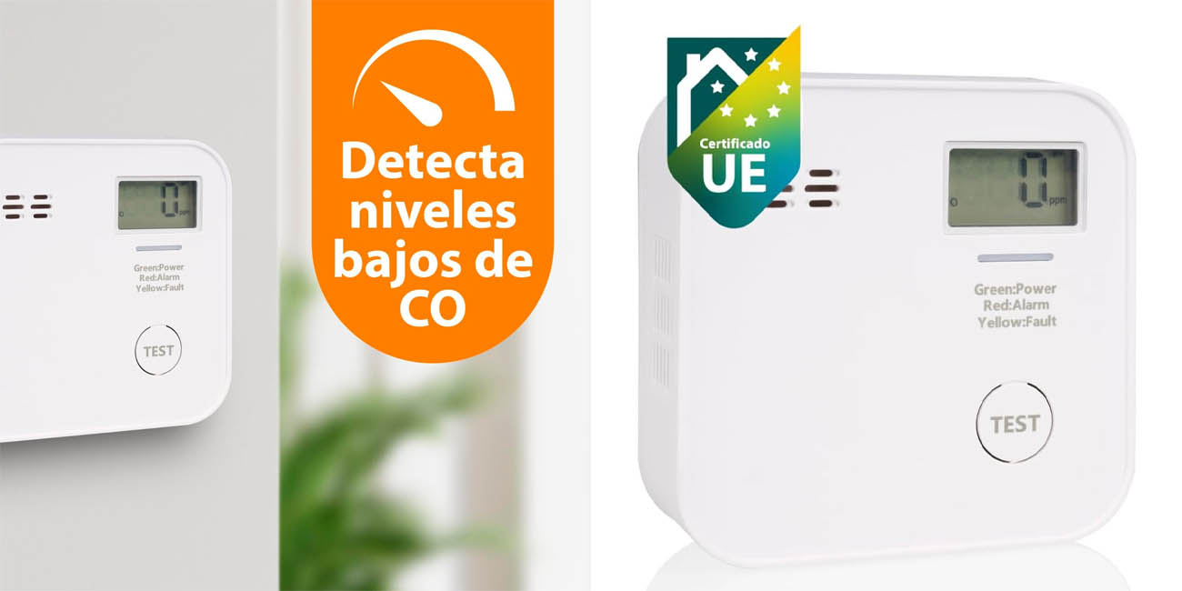 Chollo Detector de CO Smartwares por sólo 21,29€ (23% de descuento)