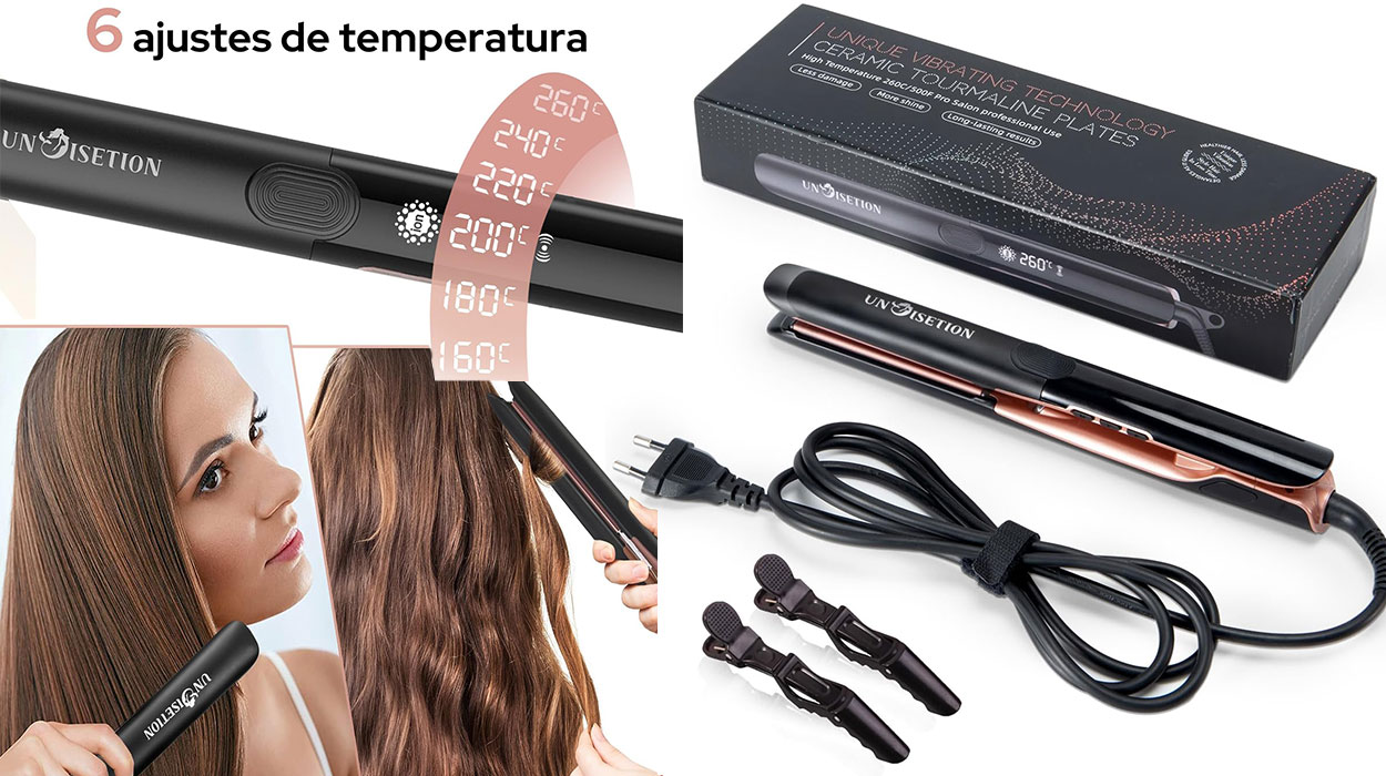 La plancha cerámica antifrizz que tu cabello necesita está a un precio TOP en Amazon