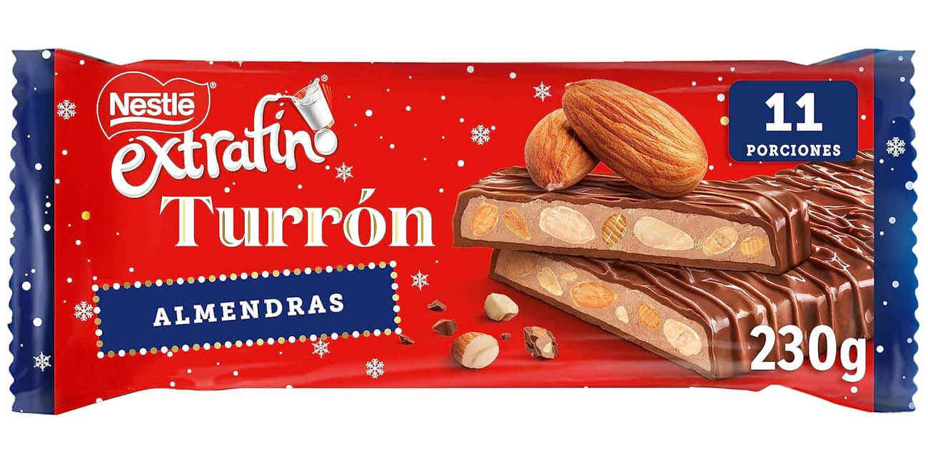 Chollo Pack 3x tableta turrón Nestlé Extrafino con almendras por sólo 5,98€ con promoción 3×2 (-33%)