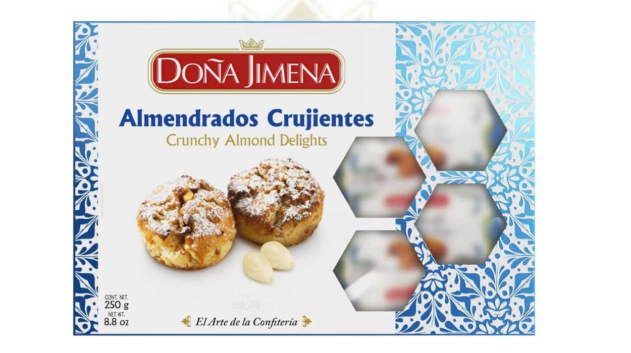 Chollo 2 Cajas de Almendrados Crujientes Doña Jimena de 250 g por sólo 6,38€ con -50% en 2ª unidad ¡3,19€ cada caja!