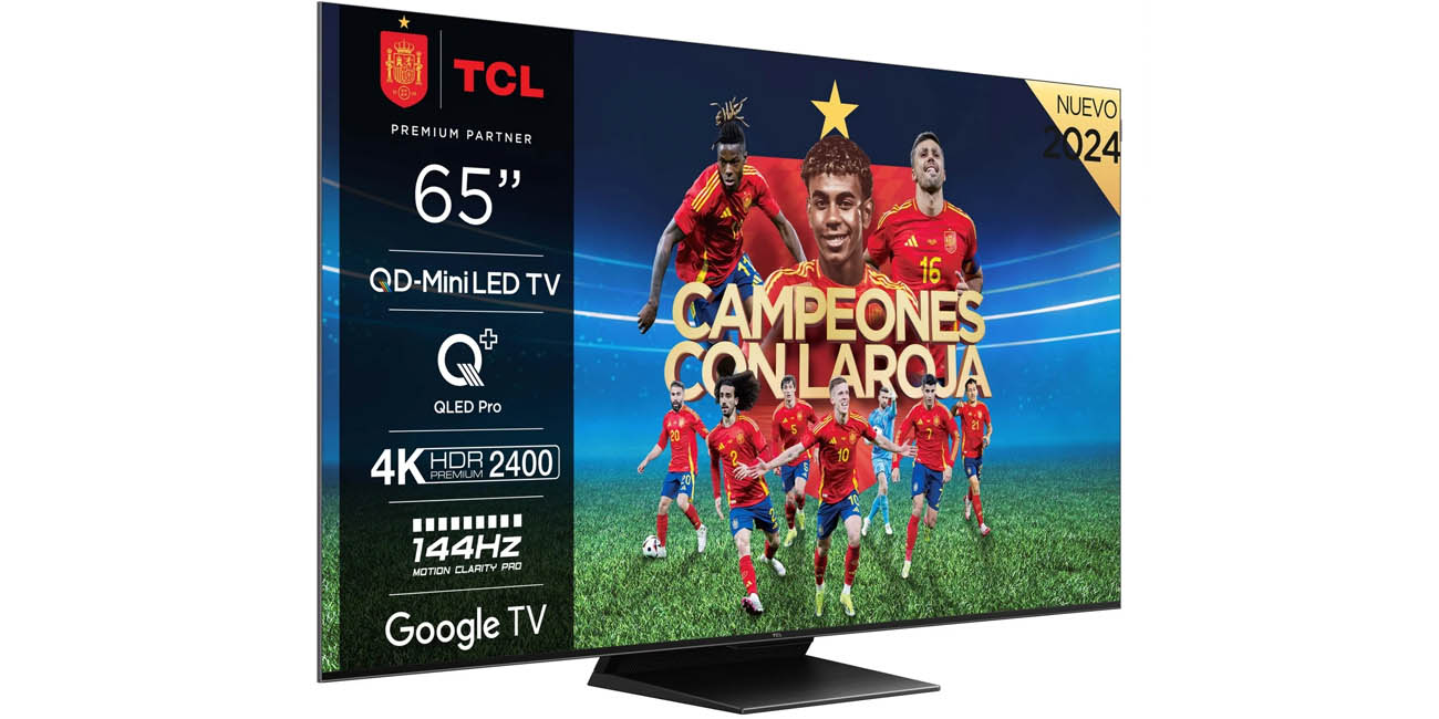 Chollo Smart TV TCL MiniLED 65Q9B UHD 4K de 65″ con Google TV por sólo 764,15€ con envío gratis (-21%)