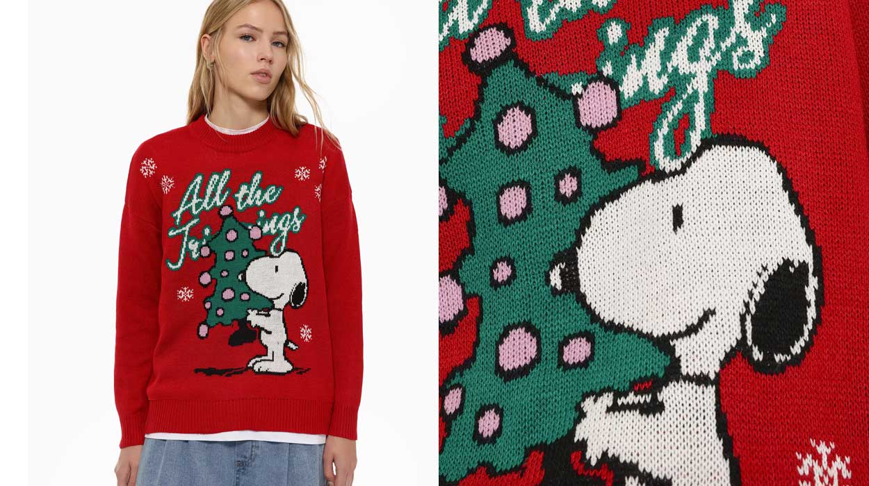 Chollo Jersey de Navidad Snoopy Peanuts Lefties para mujer por sólo 13,99€ (-30%)