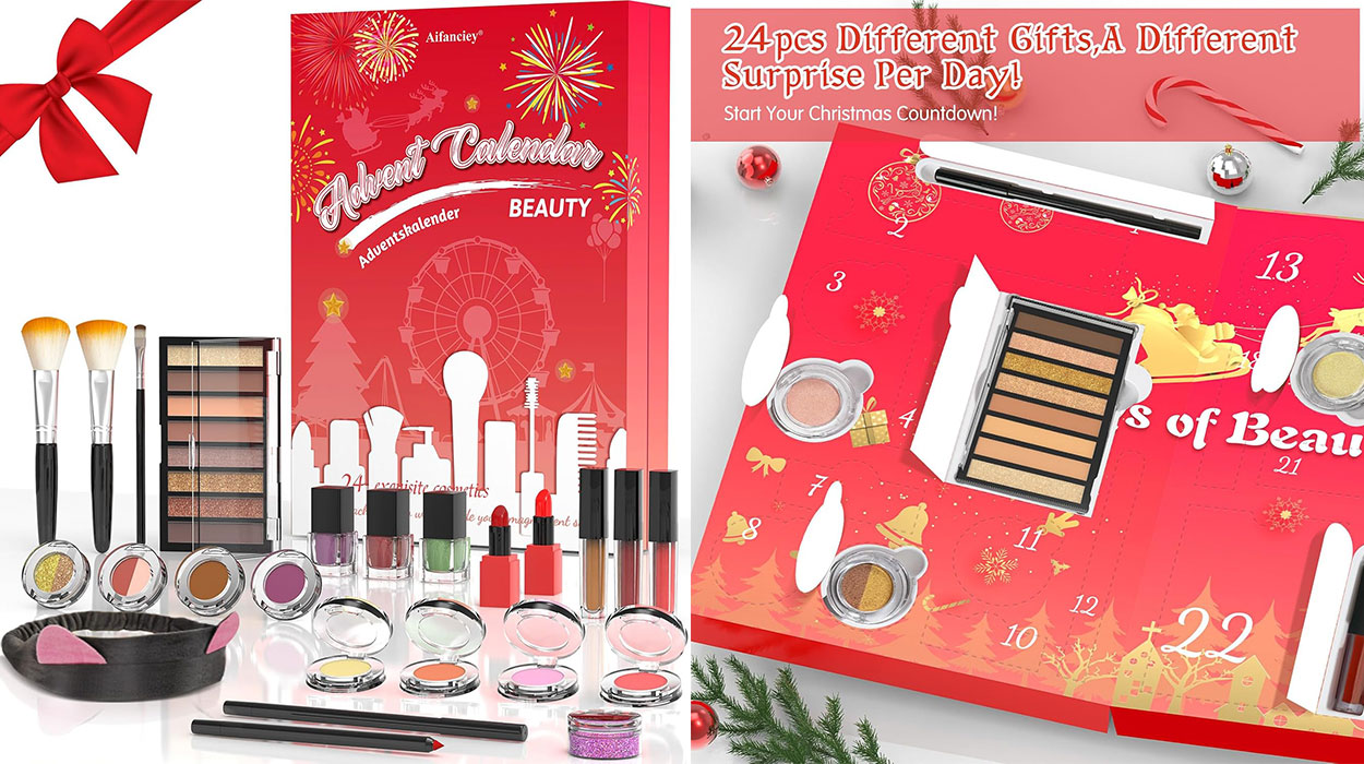 Chollo Calendario de Adviento 2024 con 24 productos de maquillaje por sólo 18,89€ con cupón descuento (-44%)