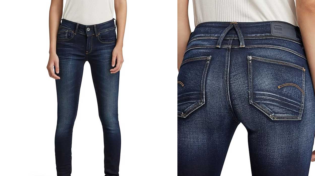 Chollazo Vaqueros G-STAR RAW Lynn Mid Waist Skinny para mujer por sólo 39,98€ con envío gratis (67% de descuento) ¡Corre!