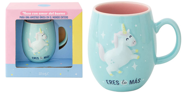 Chollo Taza con relieve Unicornio Mr. Wonderful “Eres lo más” por sólo 10,47€ (30% de descuento)