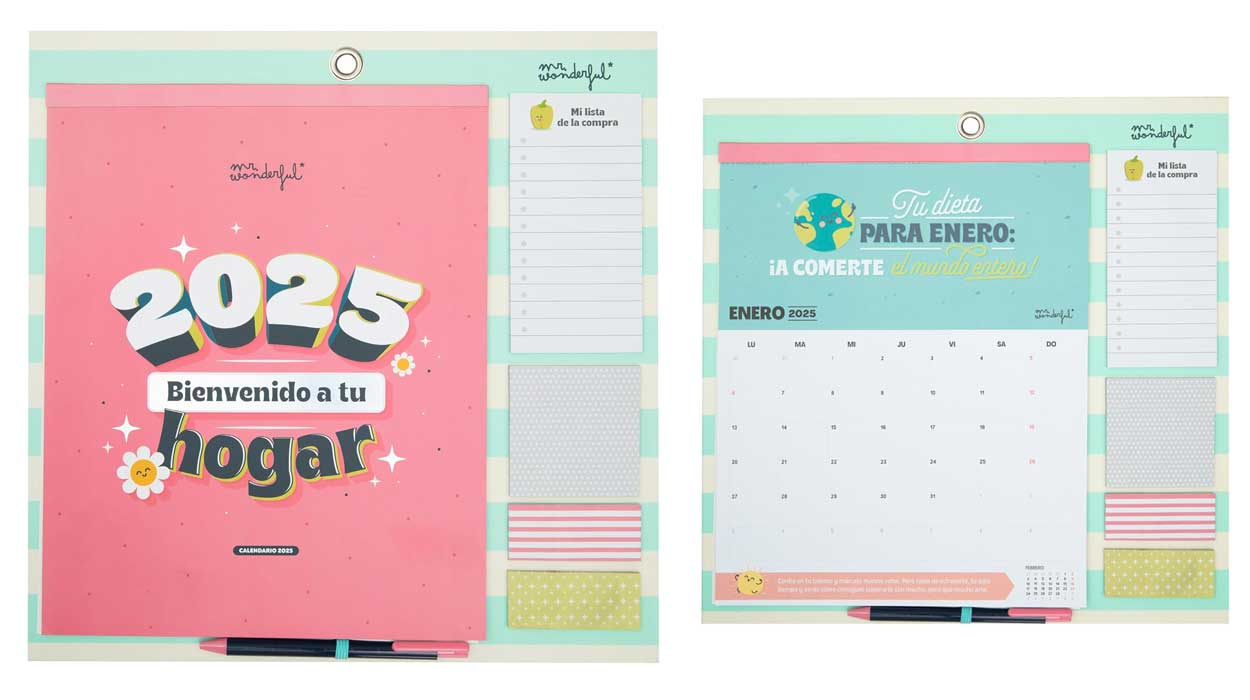 Chollo Calendario de pared magnético Mr. Wonderful “Bienvenido a tu hogar” por sólo 15,95€ (-20%) ¡Top ventas!