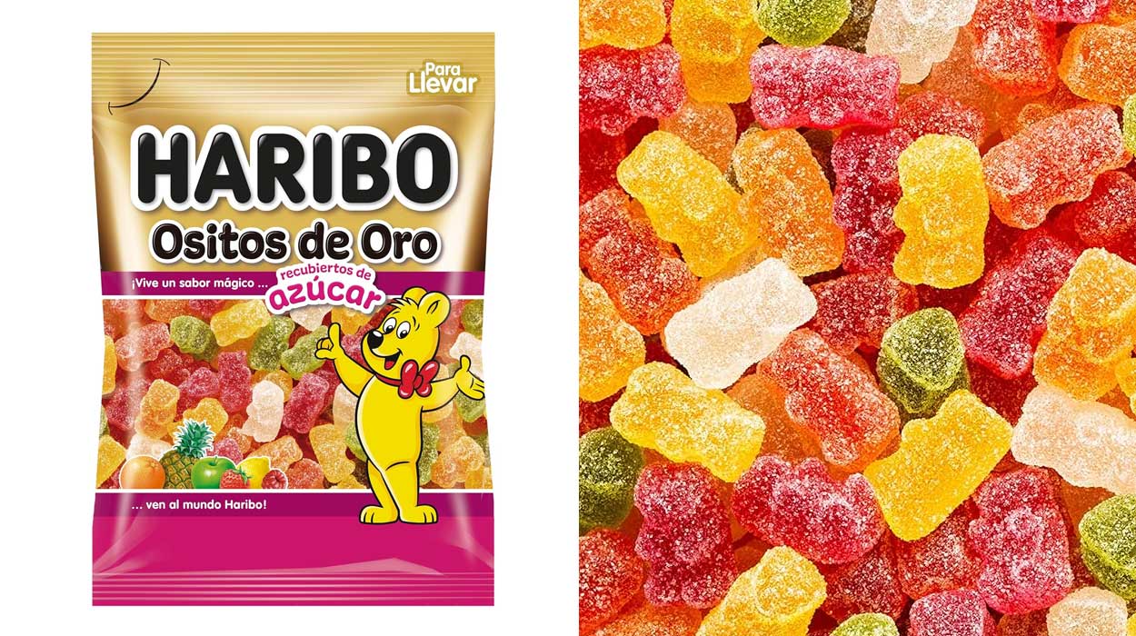 Chollo Pack de 18 bolsas de 100 g de Ositos de Oro Haribo por sólo 17,71€ (-29%) ¡0,98€ cada una!