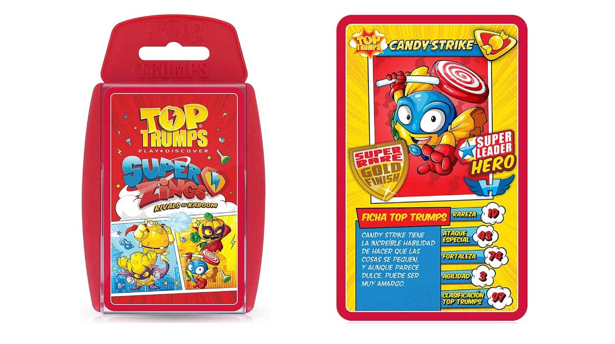 Chollo Juego de cartas Super Zings Top Trumps en español por sólo 3,98€ (-34%)