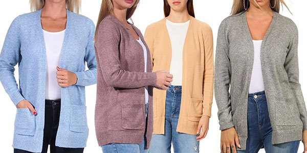 Chollo Chaqueta de punto Only Onllesly L/S Open Cardigan para mujer por sólo 17,99€ (40% de descuento)