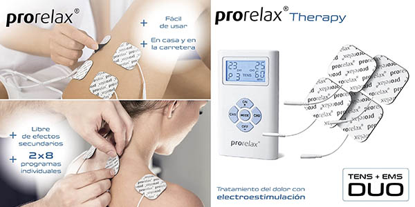 Chollo Aparato de electroestimulación Prorelax por sólo 22,70€ con envío gratis (-29%)