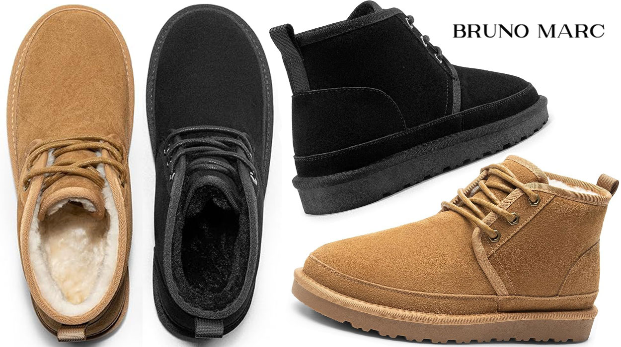 Chollo Botas de invierno Bruno Marc FuzzyGo para hombre por sólo 23,99€ con cupón descuento (-40%)