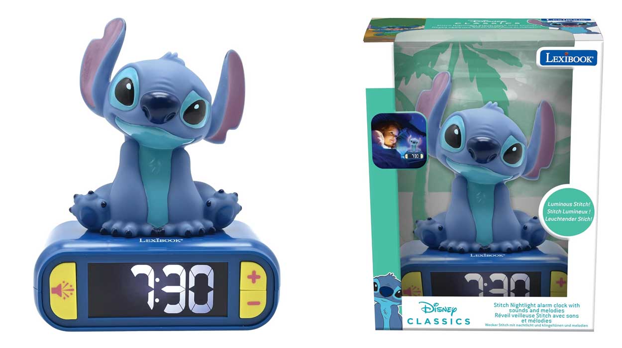 Esta luz nocturna con despertador de Stitch es la más vendida en Amazon ¡Está arrasando!