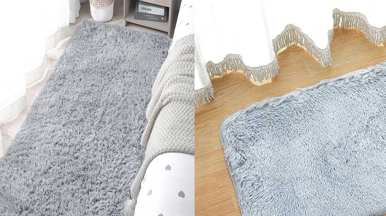 Chollo Alfombra Dalina de pelo largo ultra suave 50 x 80 cm por sólo 15,99€ ¡Varios colores y medidas a buenos precios!