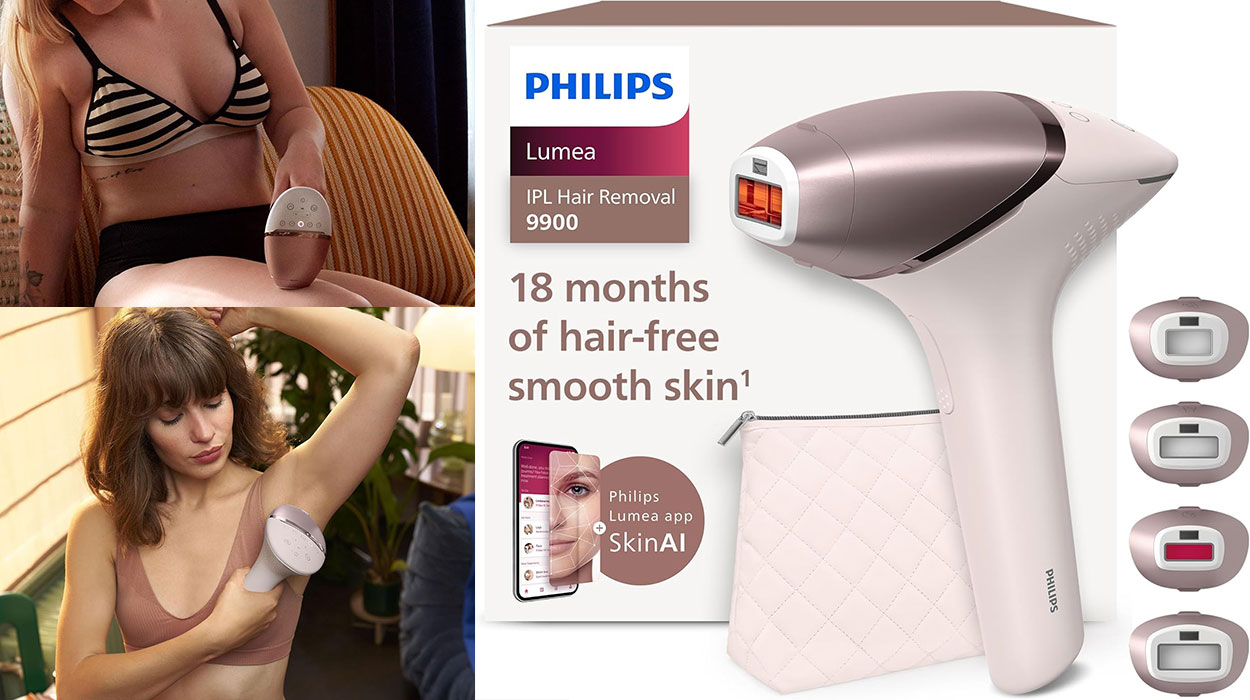 Chollo Depiladora IPL Philips Lumea Serie 9900 con inteligencia artificial por sólo 399,99€ con envío gratis (-38%)