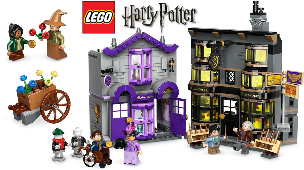 Chollo Set Ollivanders y Túnicas de Madame Malkin de LEGO Harry Potter por sólo 65,99€ con envío gratis