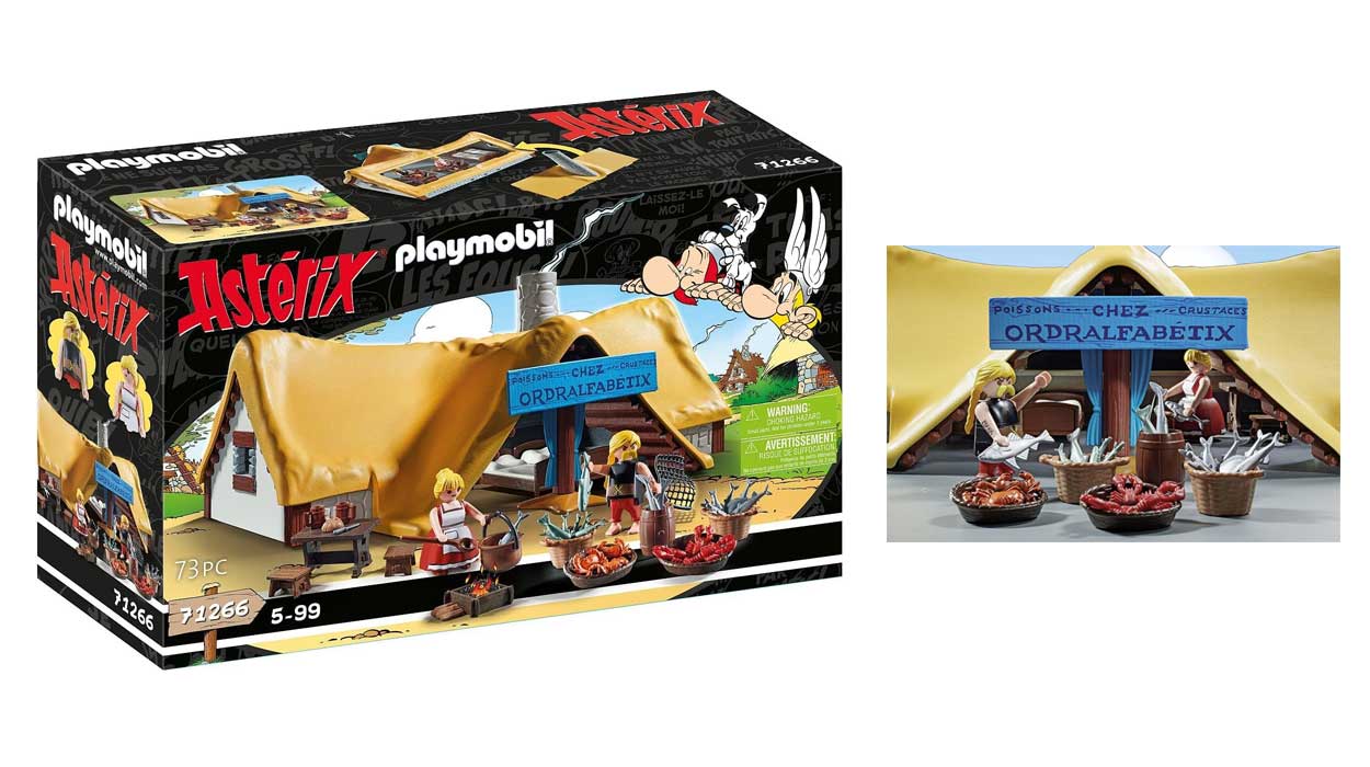 Chollo set de PLAYMOBIL Astérix 71266 la Cabaña de Ordenalfabetix por sólo 32,50€ con envío gratis (-50%)