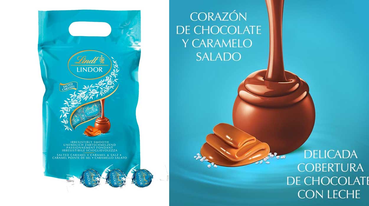 Chollo Bolsa de bombones Lindt Lindor Caramelo Sal de 1 kg por sólo 23,68€ (-36%)