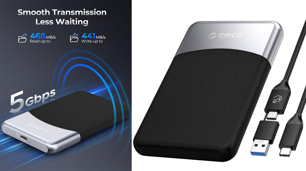 Chollo Disco externo SSD Orico de 1 TB por sólo 62,99€ y envío gratis con cupón descuento (-30%)