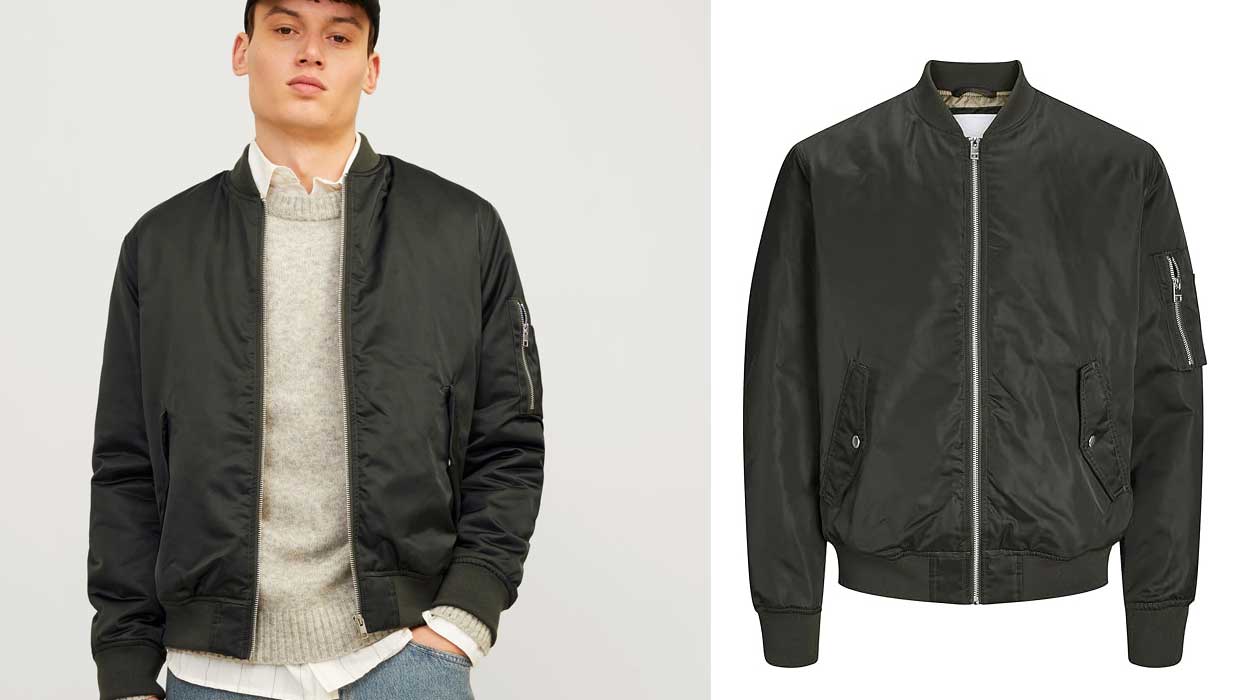 Chollo Chaqueta bomber Jack & Jones Jjocean para hombre por sólo 30€ con envío gratis (-29%)