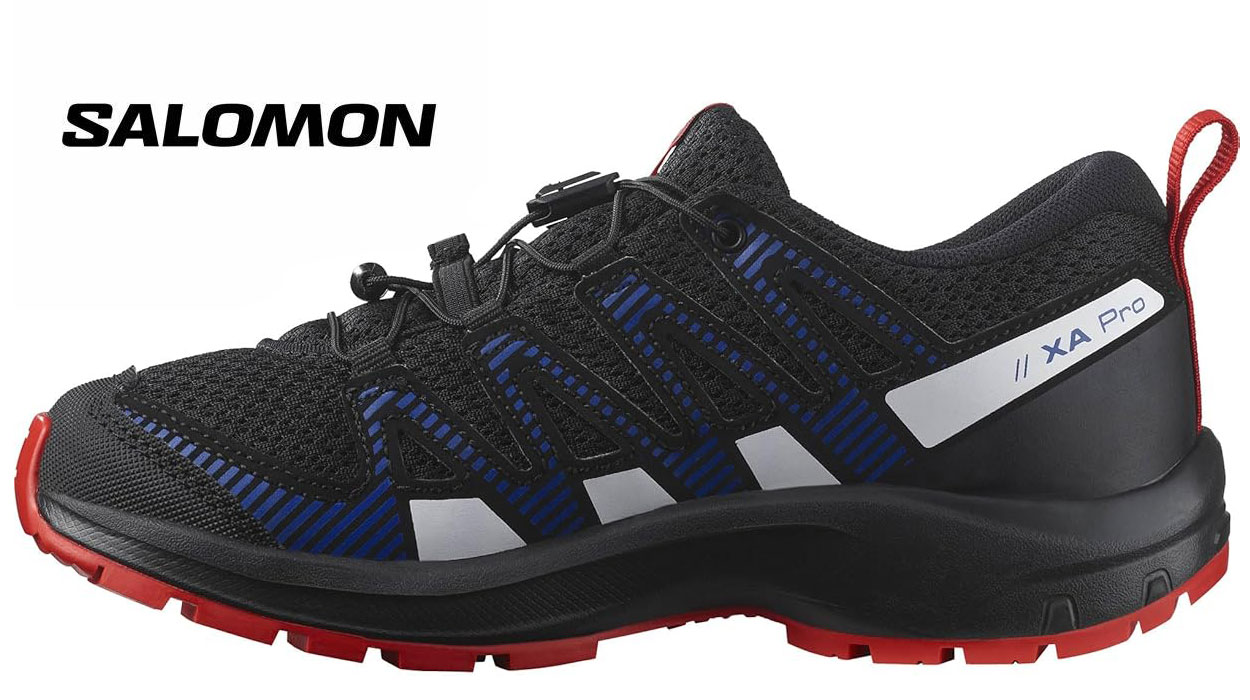 Chollo Zapatillas de senderismo Salomon XA Pro V8 para niños por sólo 30,57€ y envío gratis con cupón descuento (-53%)