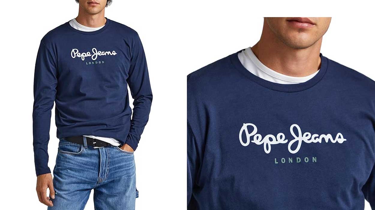 Hoy puedes llevarte rebajada la camiseta de manga larga de Pepe Jeans más vendida ¡Menudo precio!