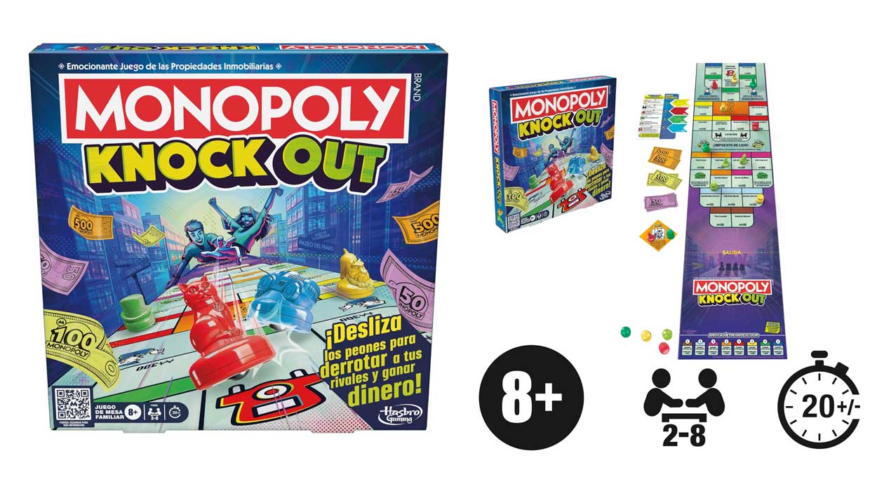 Chollo Juego de mesa Monopoly Knockout por sólo 14,47€ (-52%)