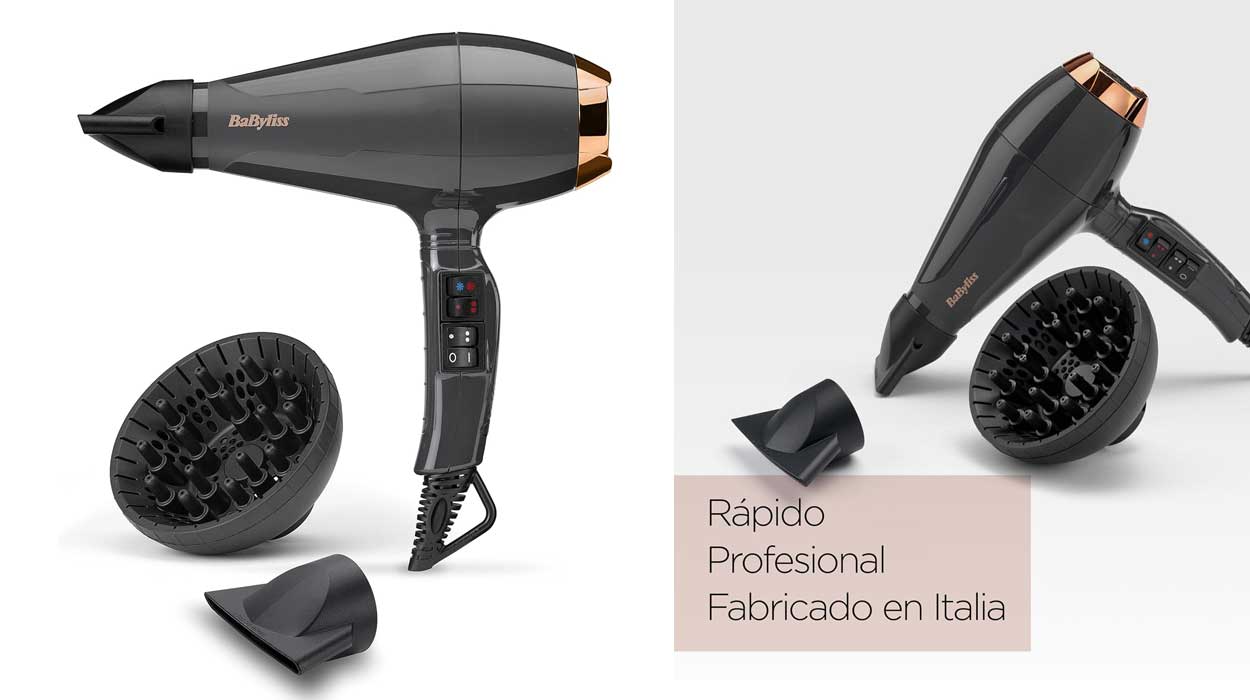 Chollo Secador de pelo iónico BaByliss Air Pro 2200 por sólo 39€ con envío gratis (-44%)