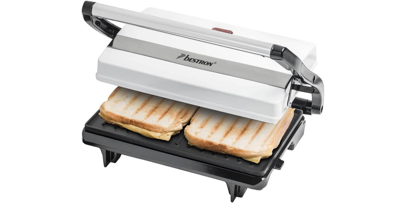 Chollo Sandwichera Bestron APM123W de 700W por sólo 16,09€ (-30%)