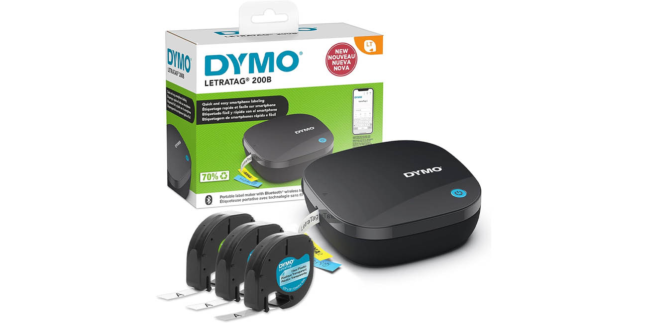 Chollo Etiquetadora Dymo LetraTag 200B con Bluetooth por sólo 32,69€ con envío gratis (-49%)