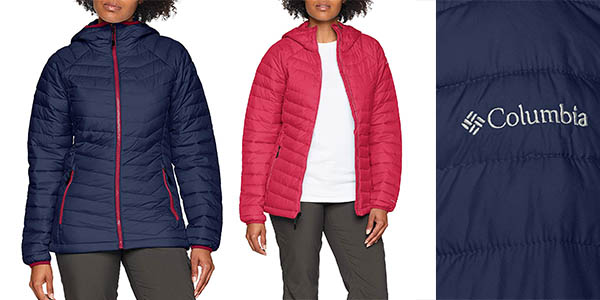 Chollazo Chaqueta impermeable Columbia Powder Lite Hooded para mujer por sólo 70€ con envío gratis (-50%)