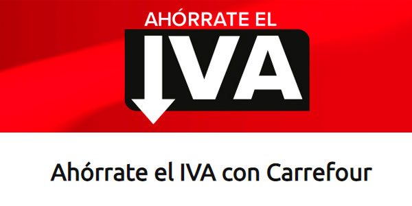 Ahórrate el IVA en Carrefour en más de 1.000 electrodomésticos y productos de electrónica