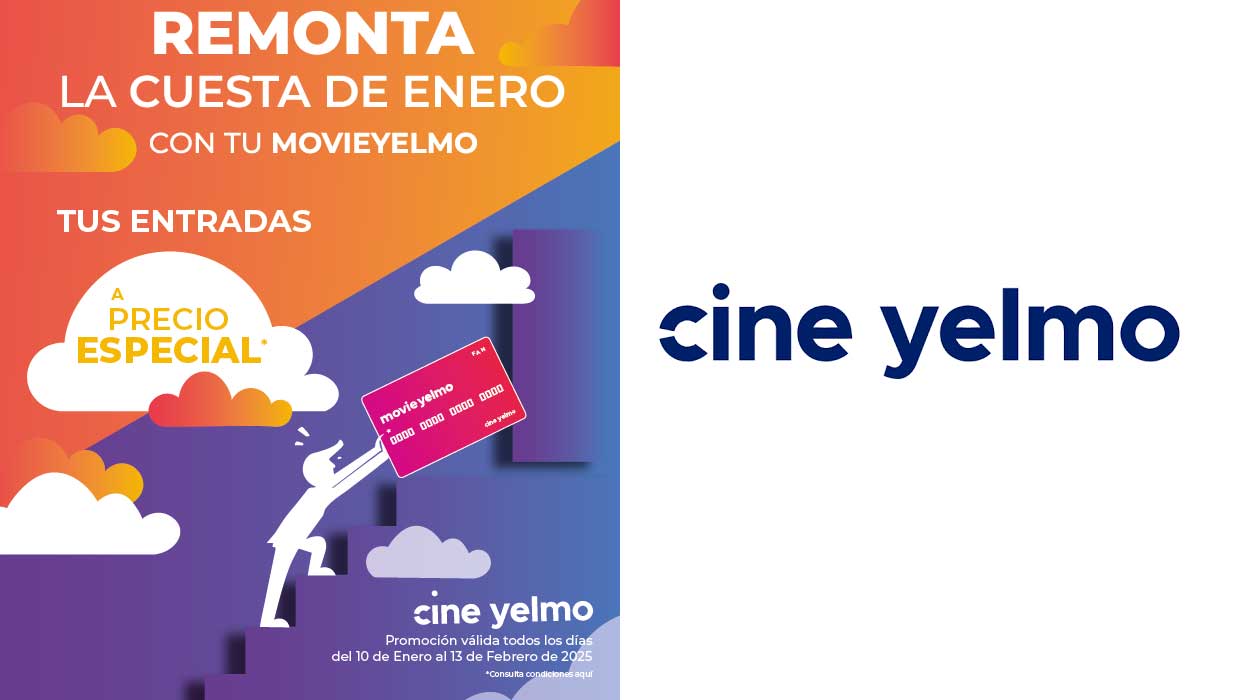 Entradas de Cines Yelmo por sólo 3,90€ en enero y febrero de 2025