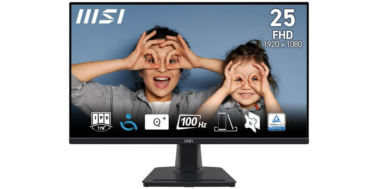 Chollo Monitor MSI Pro MP252 Full HD de 24.5″ por sólo 84€ con envío gratis (-35%)