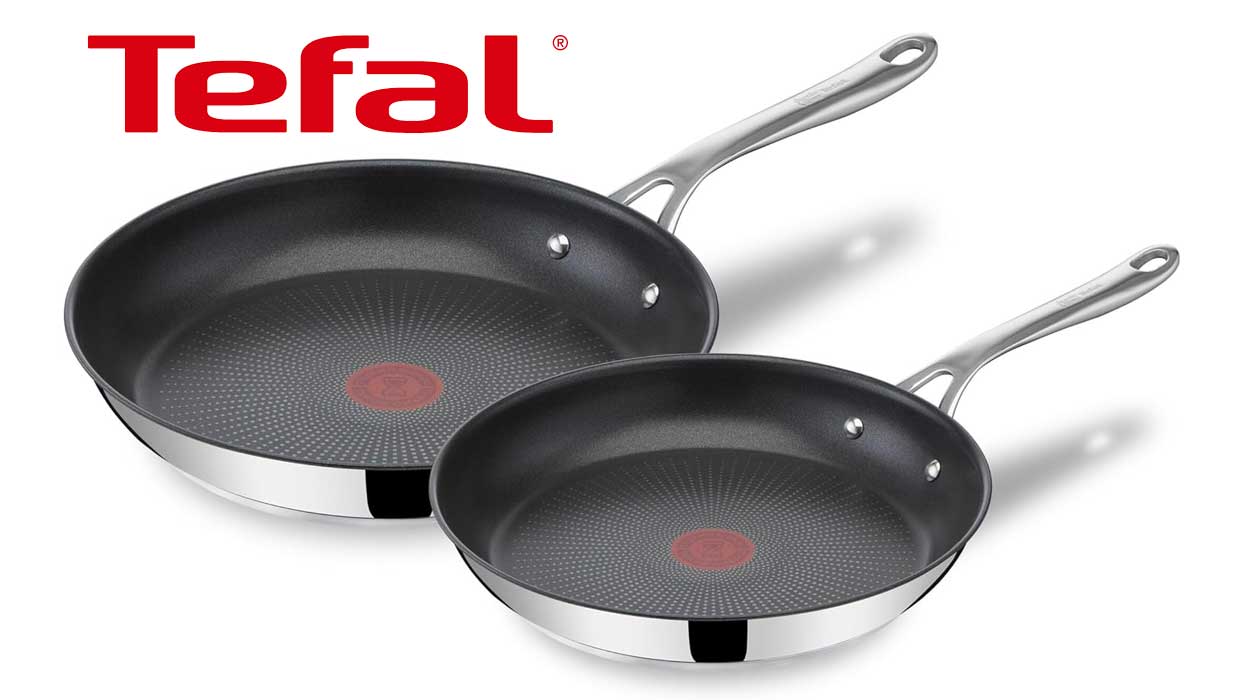 Chollo Set de 2 sartenes Tefal Jamie Oliver de 24 y 28 cm por sólo 59,99€ con envío gratis (-48%)