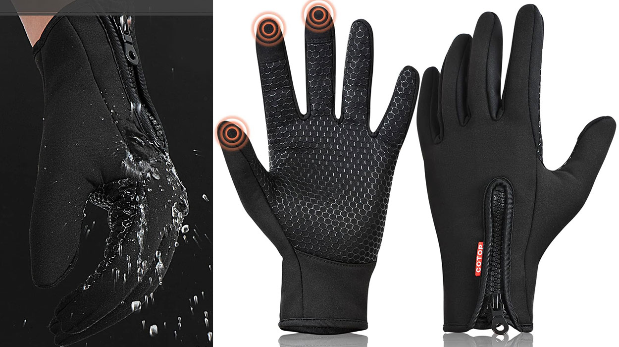 Chollo Guantes de invierno Cotop para pantalla táctil por sólo 9,99€ (-29%)