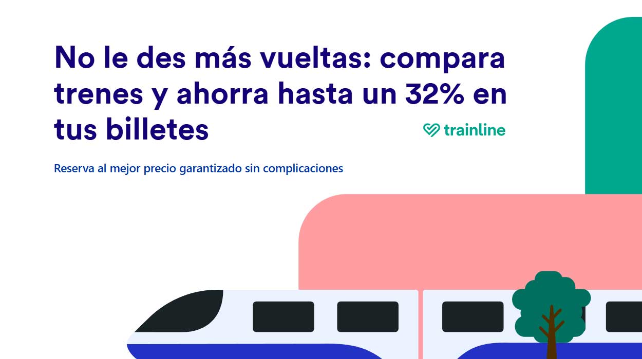 -30% en Trainline combinando tren de alta velocidad con cercanías con este código promocional