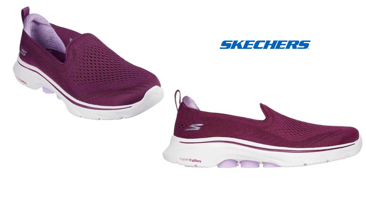 Chollo Zapatillas Skechers Go Walk 7 Viña para mujer por sólo 43,95€ con envío gratis (-45%)