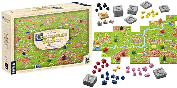 Chollazo Carcassonne Big Box con el juego completo + 11 expansiones por sólo 39,99€ y envío gratis con descuento automático (-40%)