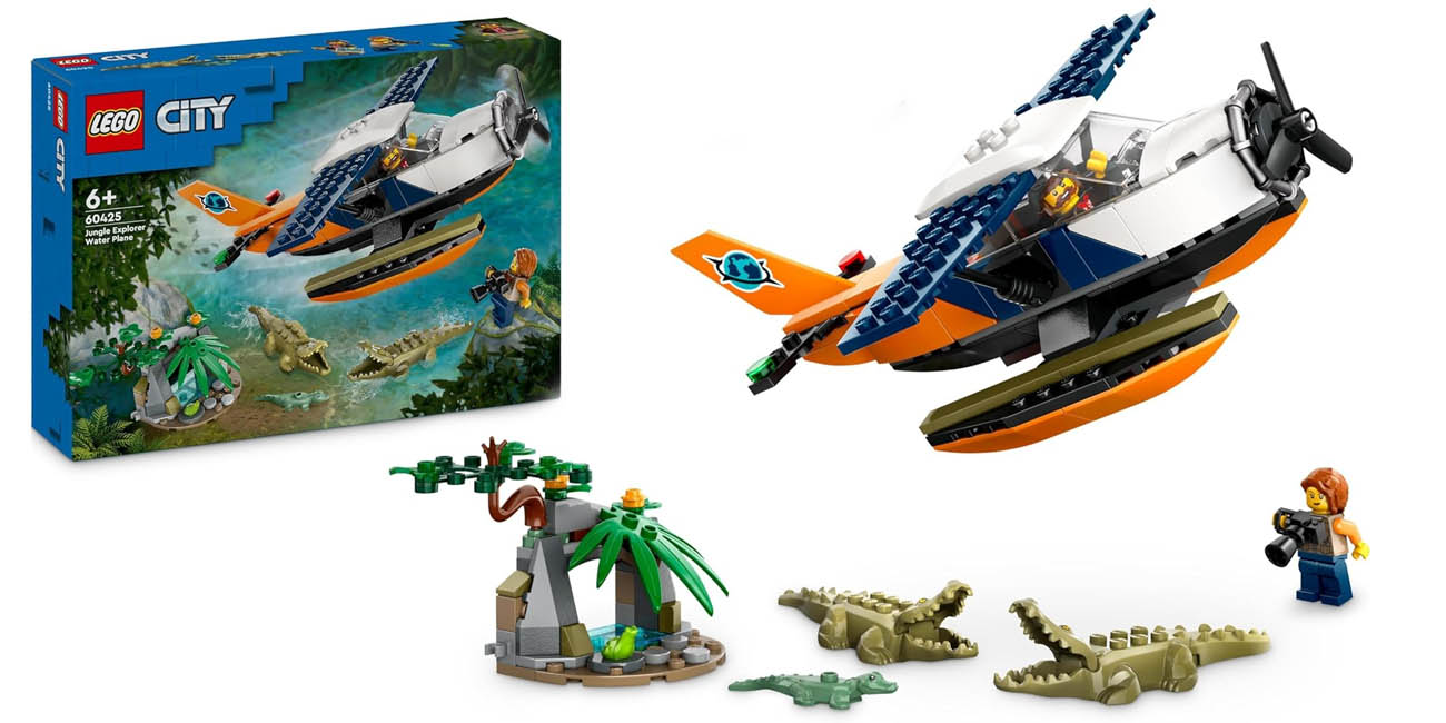 Chollo Set LEGO City Exploradores de la Jungla: Hidroavión por sólo 15€ (-35%)