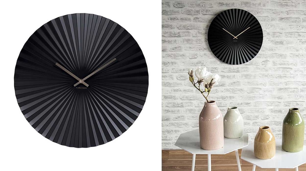 Este reloj de diseño te sirve para vestir una pared con su estilo minimalista y sencillo ¡Y está a precio mínimo!