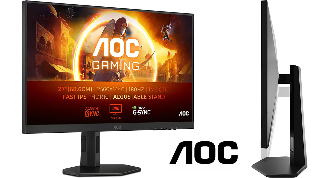 Chollo Monitor gaming AOC Q27G4XF QHD de 27″ por sólo 189,90€ con envío gratis (-27%)